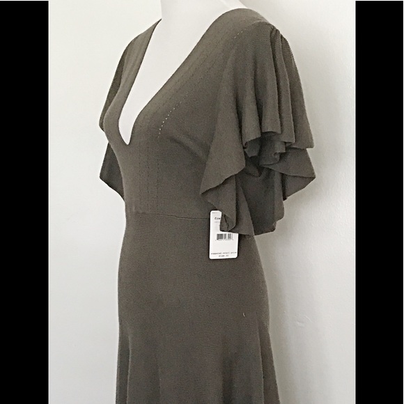 Free People Knit Dress Trendy Drop Front Large NWT - Picture 3 of 8